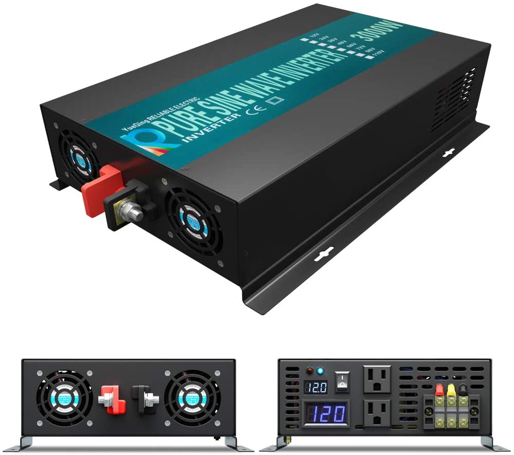 Inverter Pure Sine Wave 60Hz 120V 3000W - Pure Sine Wave Inverter 3000W Solar