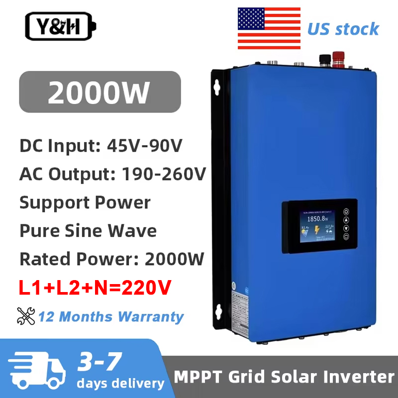 Grid Tie Inverter Limiter 2000W - Y&H 2000W MPPT Solar Grid Tie
