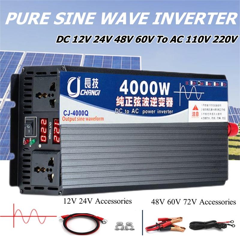 Inverter Pure Sine Wave 60Hz 120V 3000W - 4000W/5000W/5500W/3000W Pure Sine Wave Inverter DC