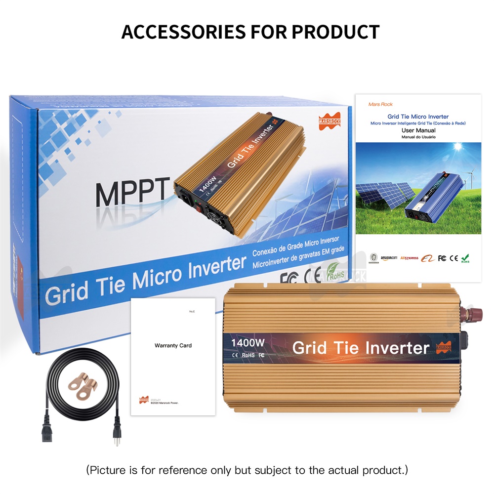 1000-1400W Grid Tie Micro Sola - огляд і ціна Micro Inverter 1400W Solar Grid Tie