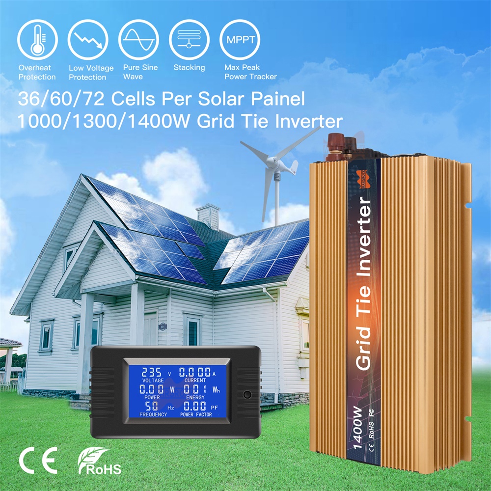1000-1400W Grid Tie Micro Sola - огляд і ціна Micro Inverter 1400W Solar Grid Tie