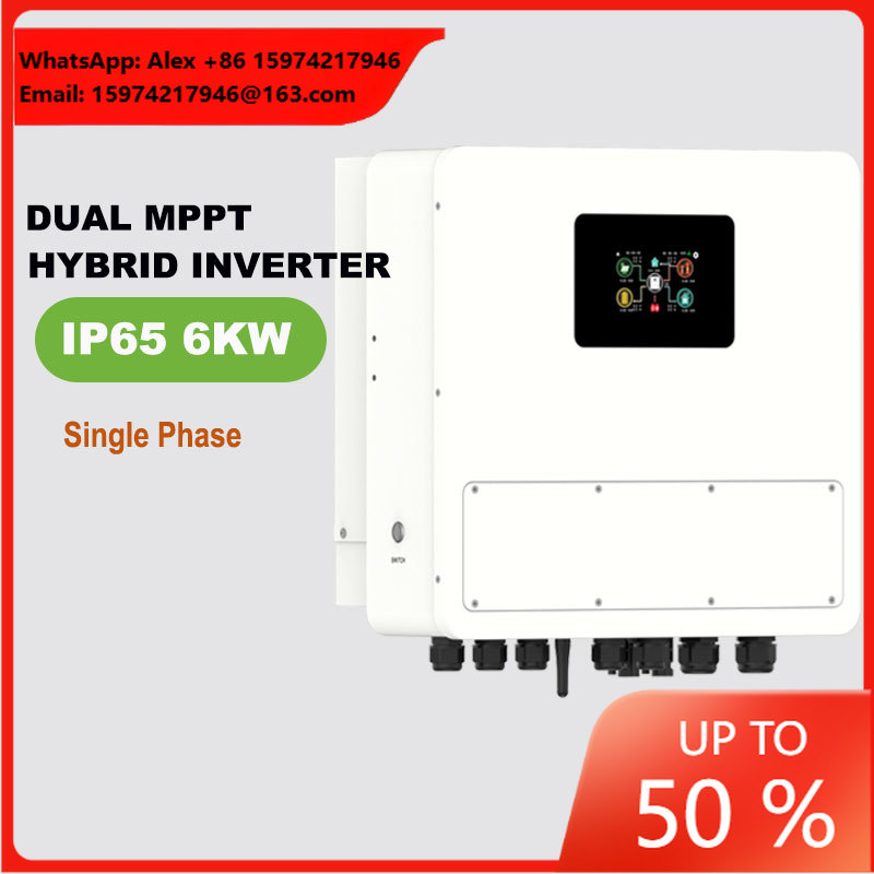 IP65 48V 6KW Single Phase Low  - огляд і ціна Off Grid Solar Inverter 48V 6000W