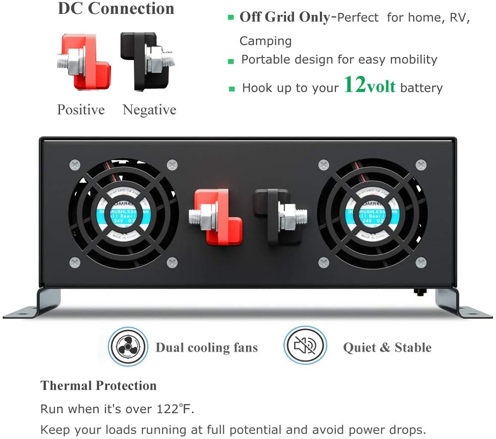 Off Grid Pure Sine Wave Solar  - огляд і ціна Pure Sine Wave Inverter 5000W 48V 220V