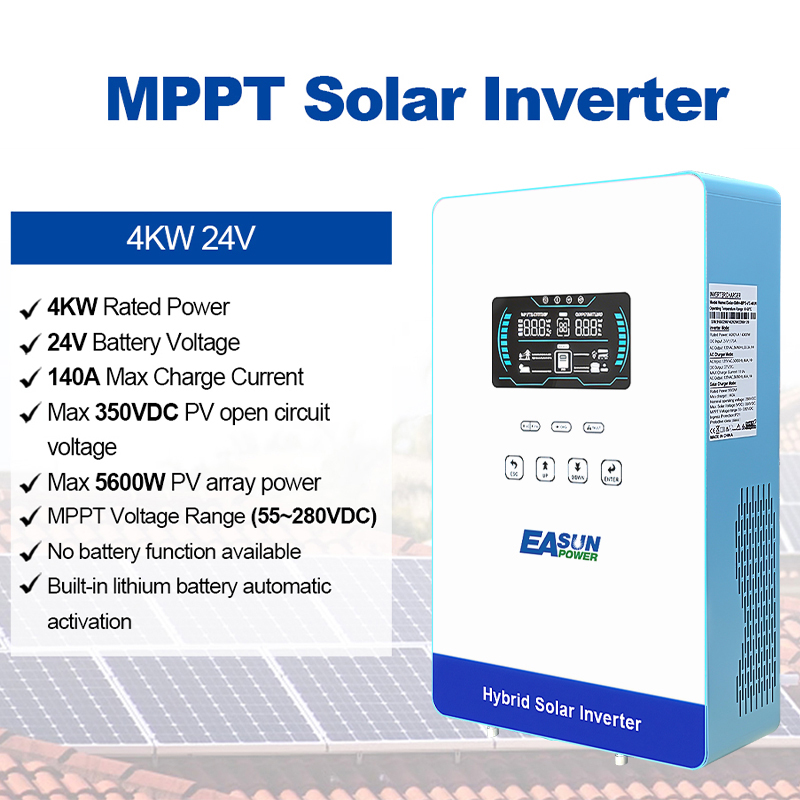 EASUN POWER 4000W 24V Off Grid - огляд і ціна Grid Tie Inverter Limiter 2000W