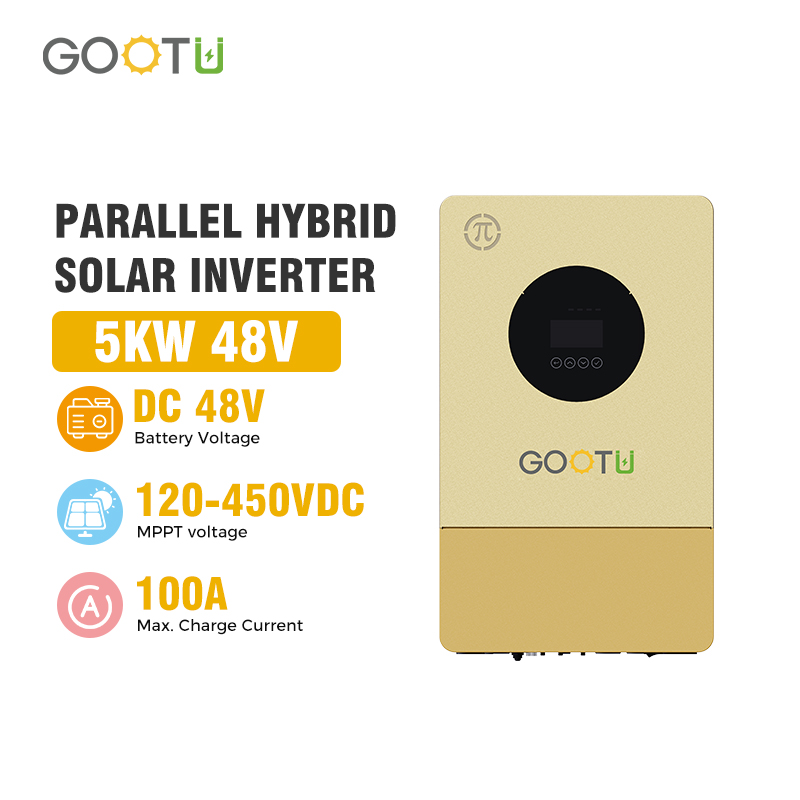 Gootu New 48V Hybrid Solar Inv - огляд і ціна Parallel Solar Inverter 48V 5000W Mppt