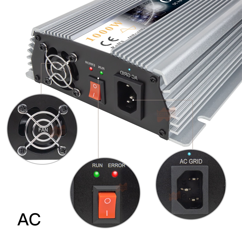 1000W 1300W 1400W Grid Tie Mic - огляд і ціна Micro Inverter 1400W Solar Grid Tie