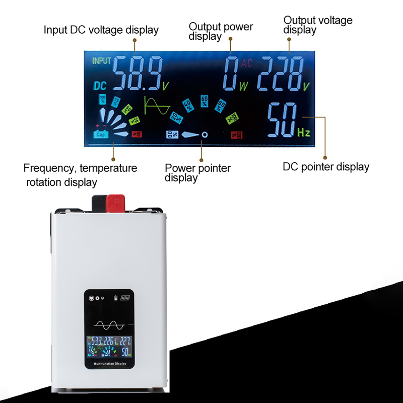 Inverter 12v 220v Pure Sine Wa - огляд і ціна Pure Sine Wave Inverter 5000W 48V 220V