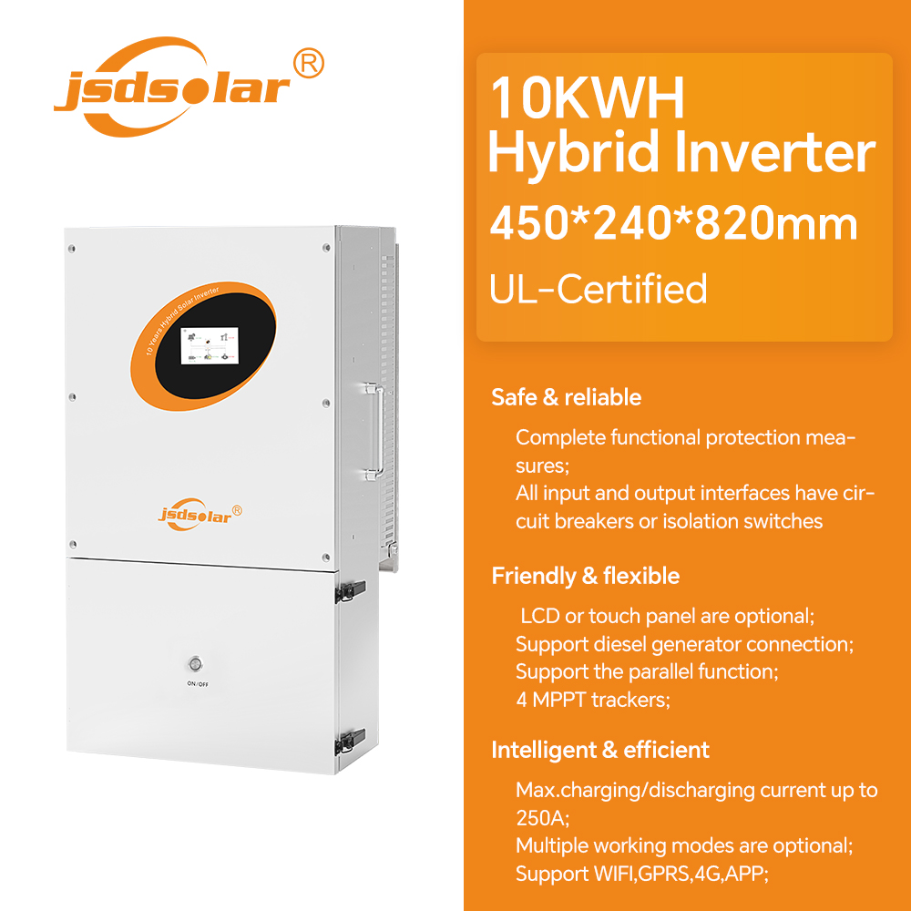 Jsdsolar 10kW Hybrid Solar Inv - огляд і ціна Split Phase Inverter 10Kw 110V 220V