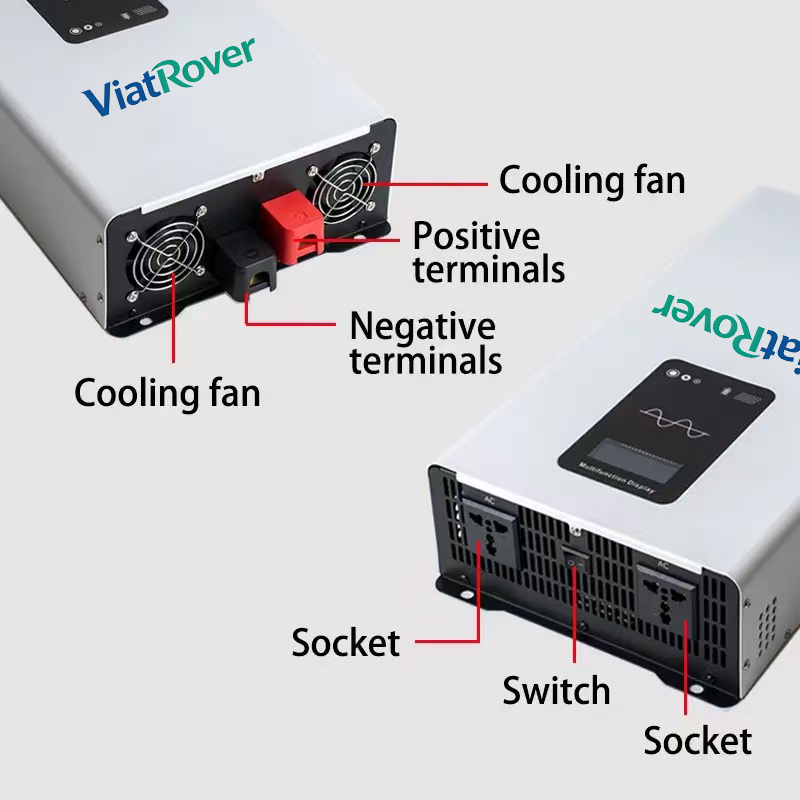 Pure Sine Wave Inverter 1600W  - огляд і ціна Inverter Pure Sine Wave 60Hz 120V 3000W