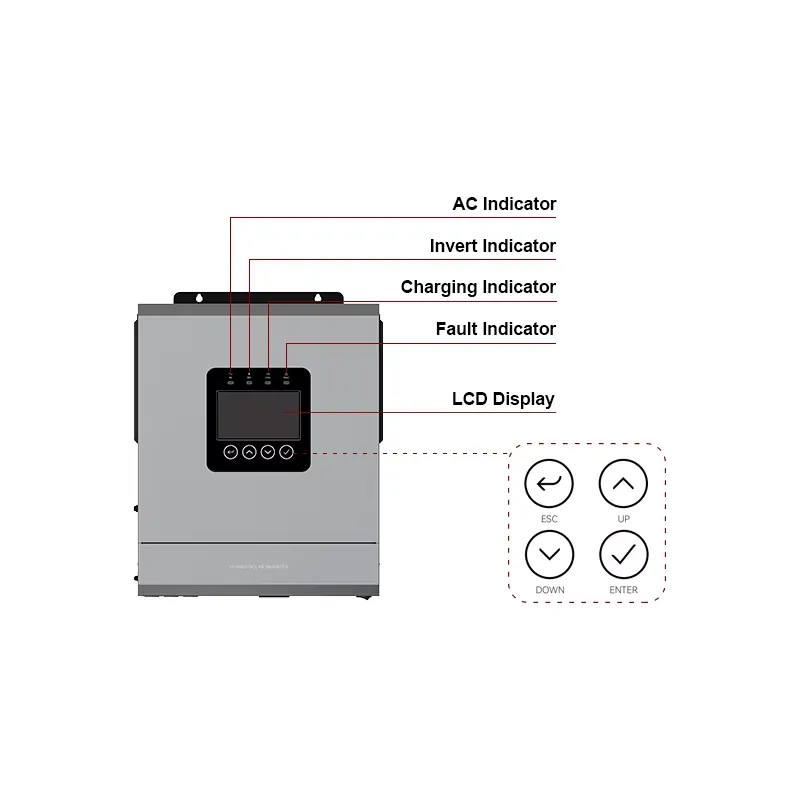 5Kw 6Kw 6.2Kw Off-Grid MPPT So - огляд і ціна Off Grid Solar Inverter 48V 6000W
