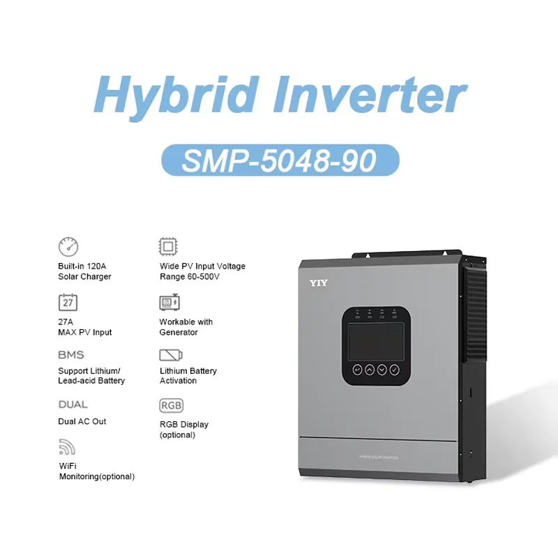 5Kw 6Kw 6.2Kw Off-Grid MPPT So - огляд і ціна Off Grid Solar Inverter 48V 6000W