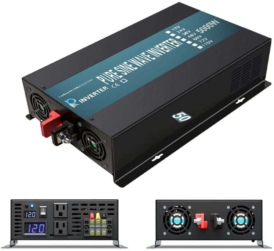 Pure Sine Wave Inverter 5000W  - огляд і ціна Pure Sine Wave Inverter 5000W 48V 220V