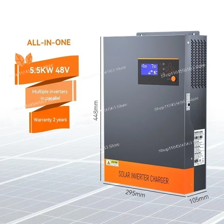 5.5KW 3-Phase Hybrid Solar Inv - огляд і ціна Hybrid Solar Inverter 5.5Kw Mppt 48V