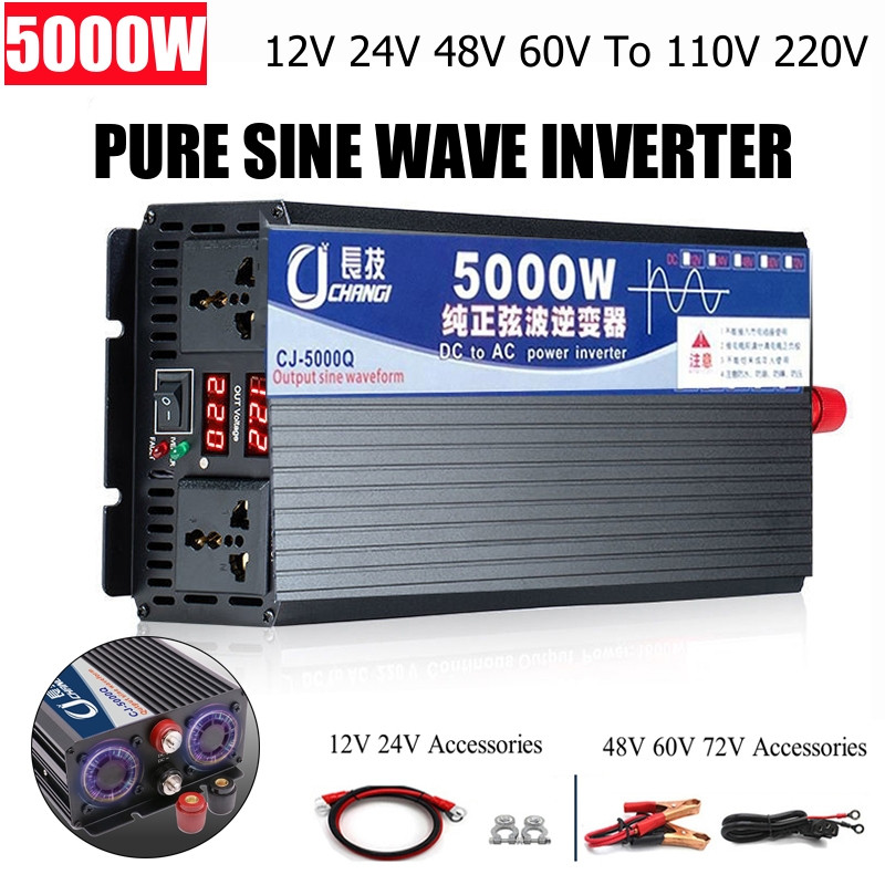 4000W/5000W/5500W/3000W Pure S - огляд і ціна Inverter Pure Sine Wave 60Hz 120V 3000W