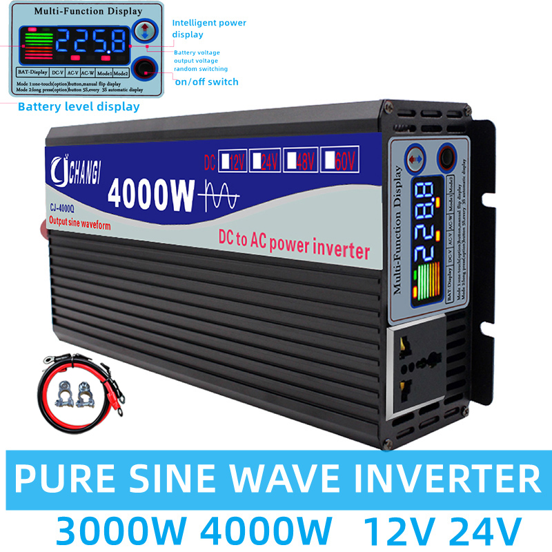 Pure Sine Wave Inverter 12v 22 - огляд і ціна Inverter Pure Sine Wave 60Hz 120V 3000W