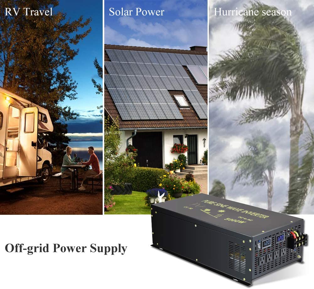 Off Grid Pure Sine Wave Solar  - огляд і ціна Pure Sine Wave Inverter 5000W 48V 220V