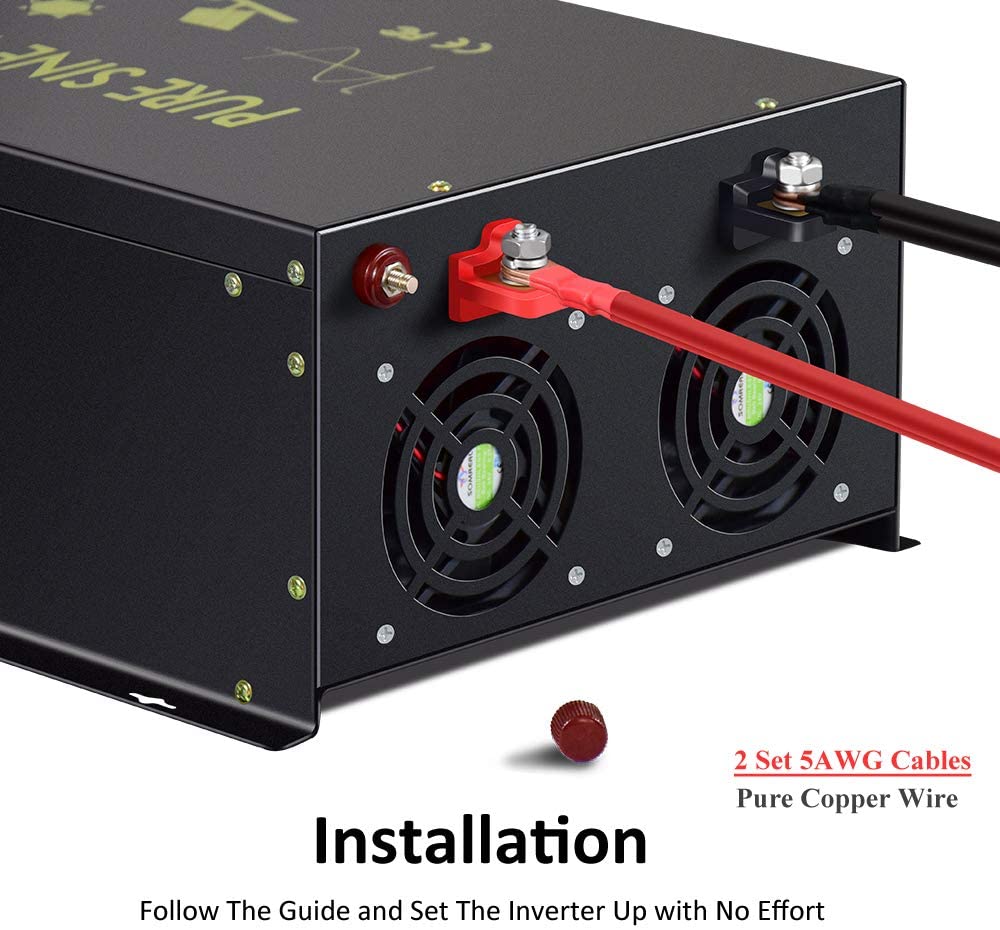 Off Grid Pure Sine Wave Solar  - огляд і ціна Pure Sine Wave Inverter 5000W 48V 220V