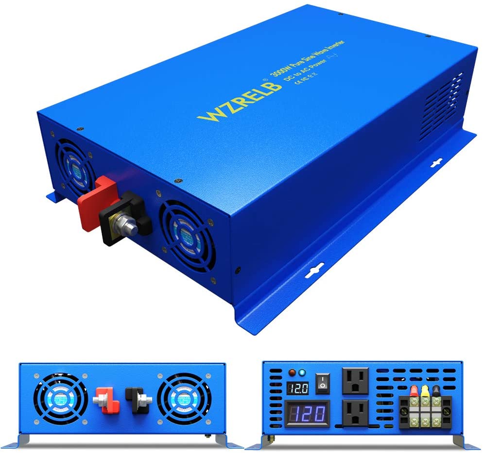 Pure Sine Wave Power Inverter  - огляд і ціна Inverter Pure Sine Wave 60Hz 120V 3000W
