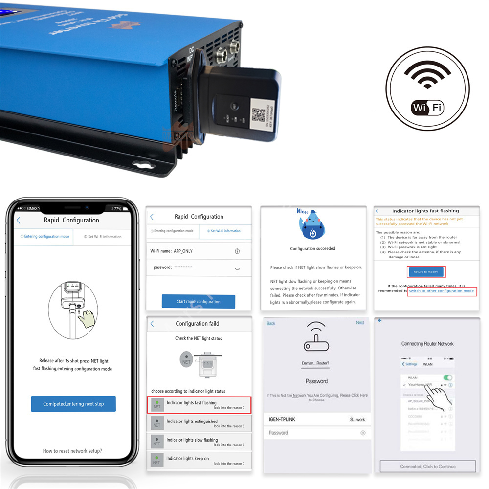 1000W 2000W Wind MPPT Power On - огляд і ціна Grid Tie Inverter Limiter 2000W