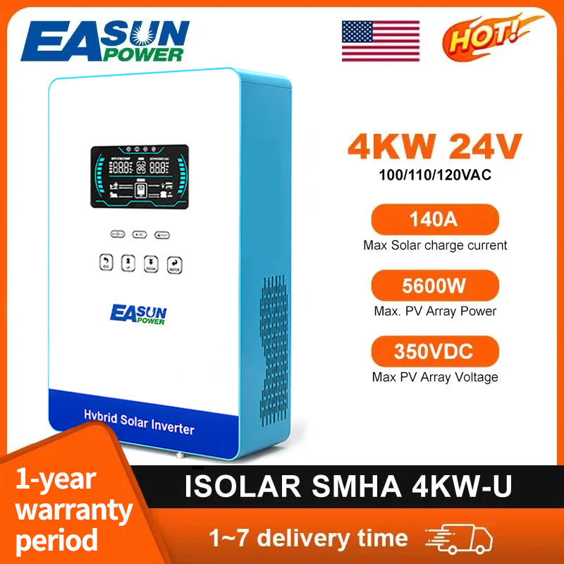 EASUN POWER 4000W Hybrid Inver - огляд і ціна Grid Tie Inverter Limiter 2000W